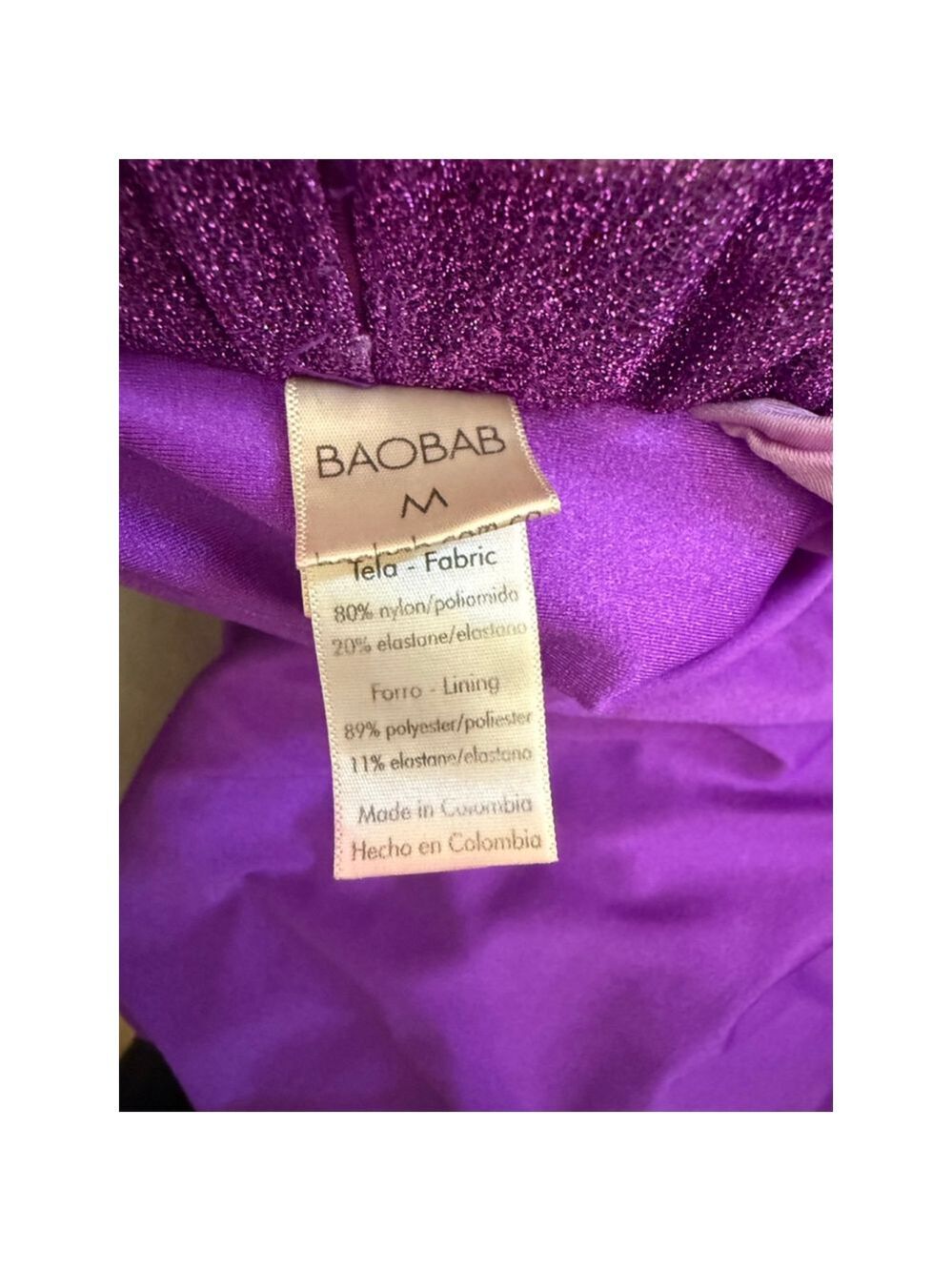 Women's BAOBAB Ola Maxi Purple Lavender Strapless Cutout Maxi Dress M - Picture 5 of 6